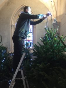 Noël Guirlande crèche